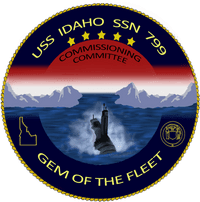 USS IDAHO Commissioning Committee Crest